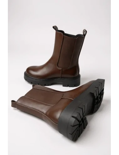 Botas con Plataforma Varone Brown
