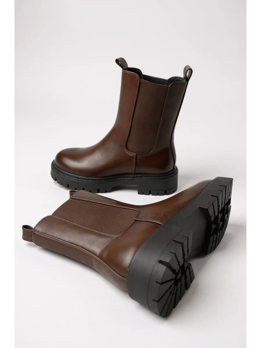 Botas con Plataforma Varone Brown