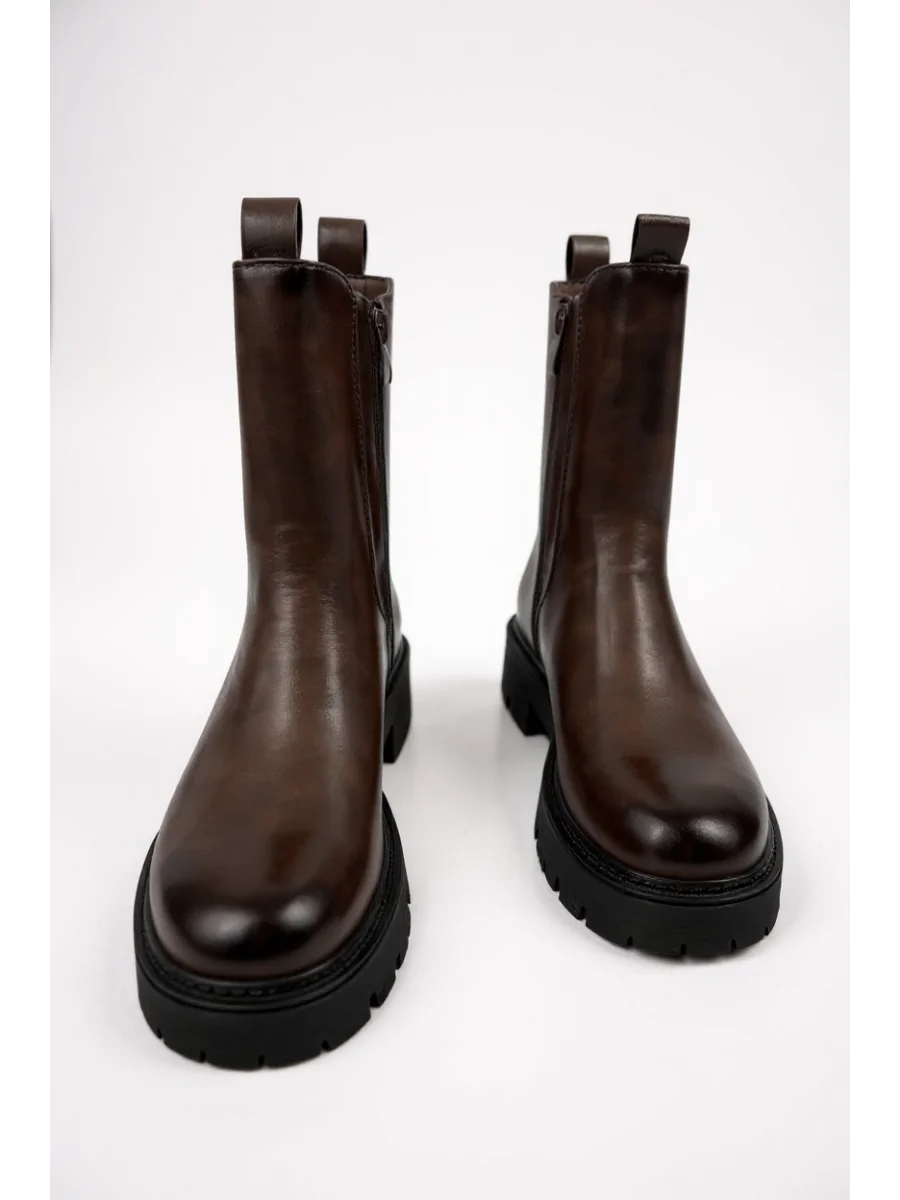 Botas con Plataforma Varone Brown