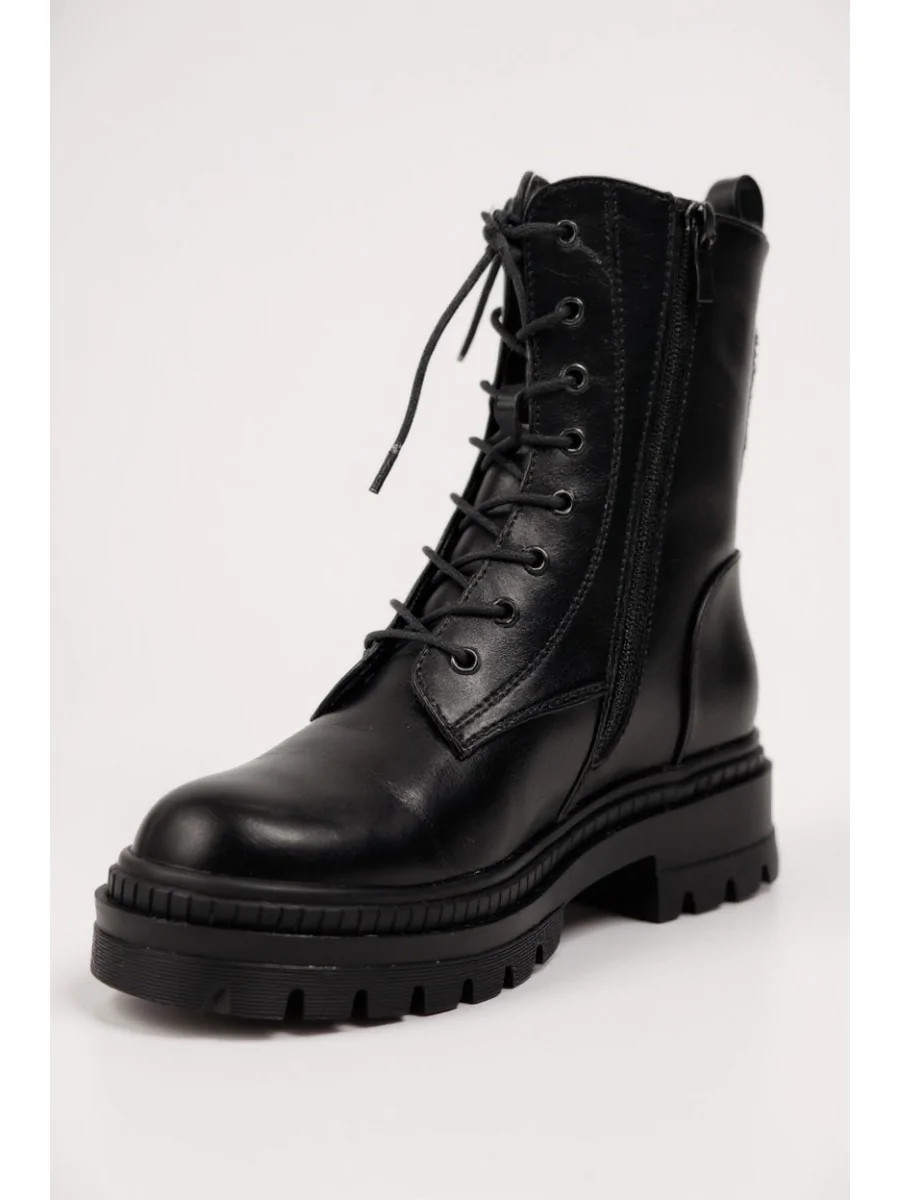 Botas Bikers con aplicaciones Plateadas Alseno Noir