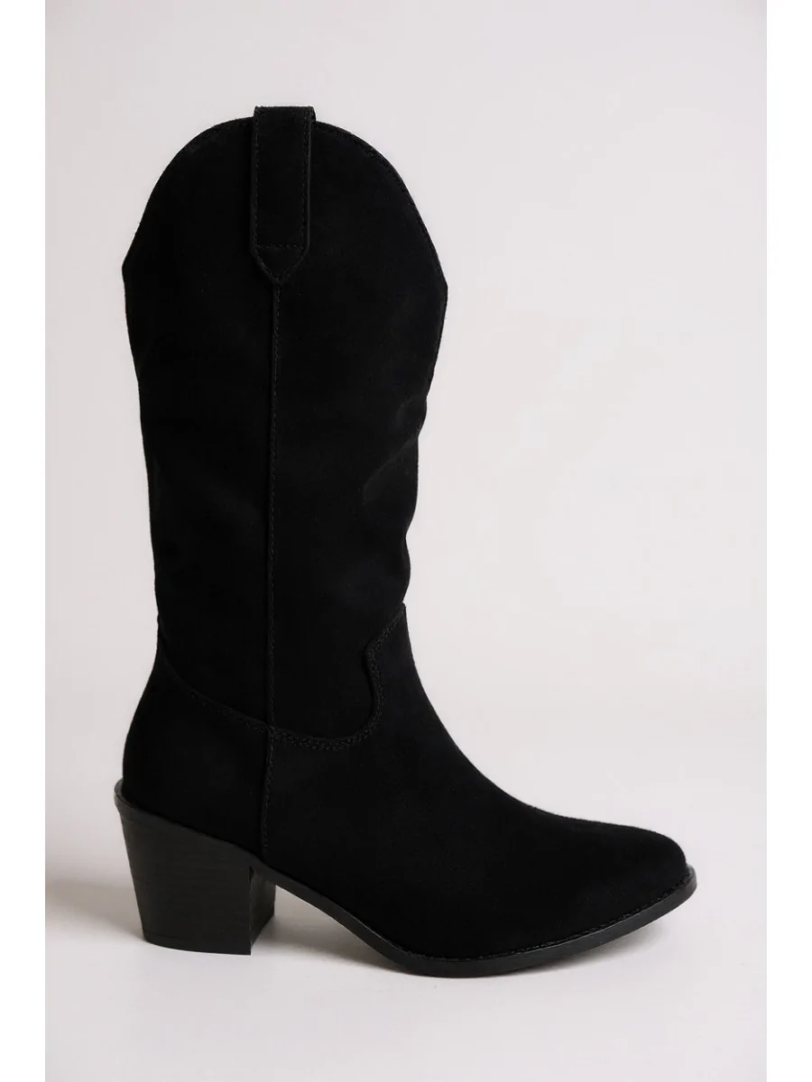 Botas Cowboy con tacón Mincio Noir