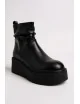 Botas con Plataforma Leno Noir
