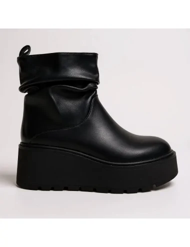 Botas con Plataforma Leno Noir