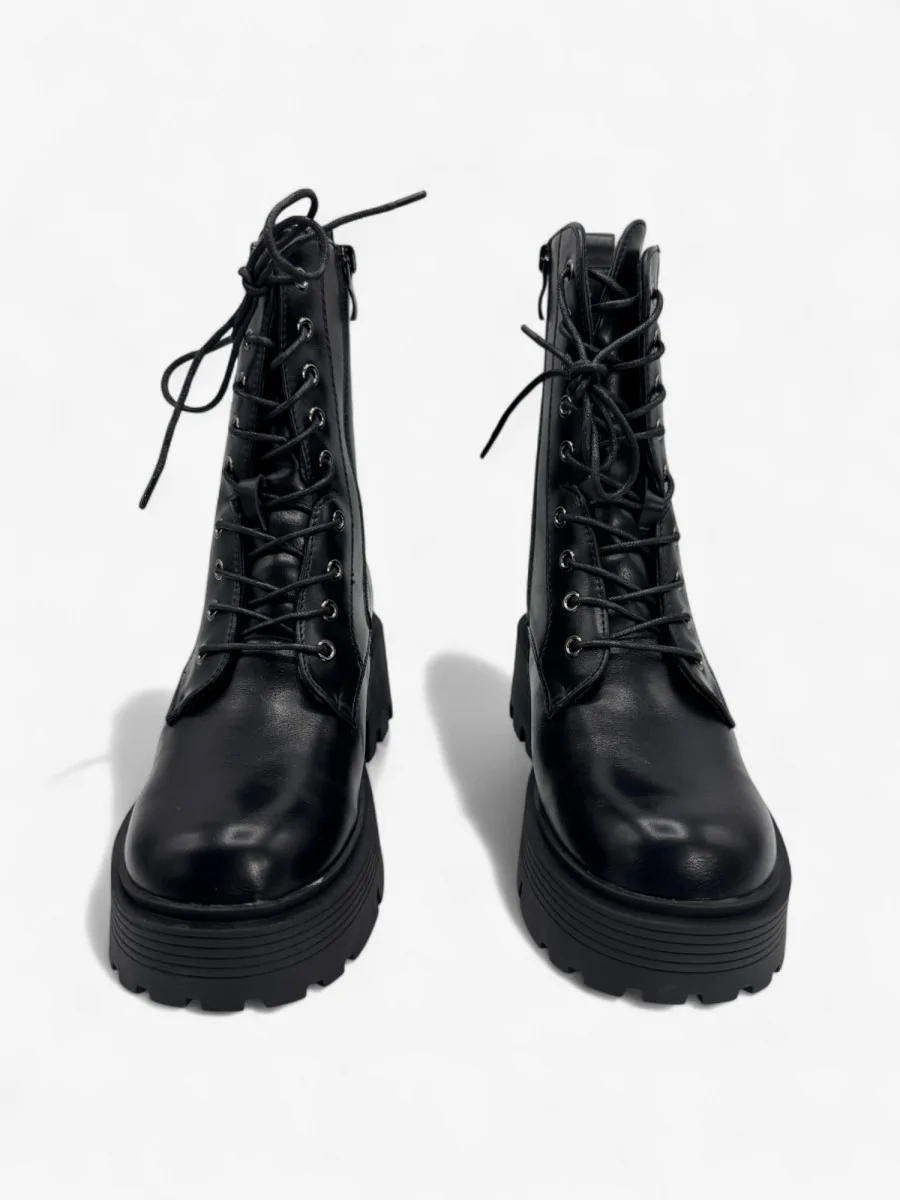 Botas Bikers con suela gruesa Darzo Noir