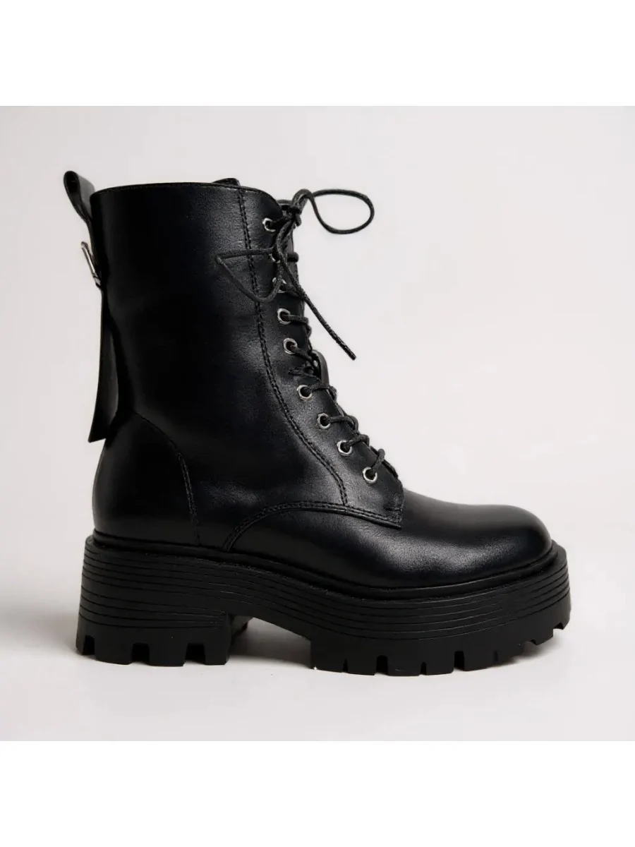 Botas Bikers con suela gruesa Darzo Noir
