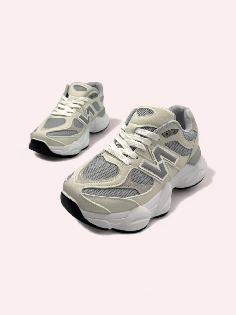 Tenis de suela gruesa Priula Grey