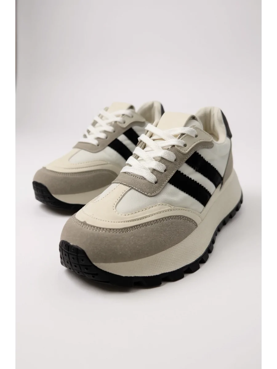 Tenis Deportivos con Plataforma Valli White