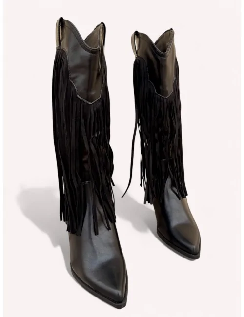Botas Cowboy con Flecos...