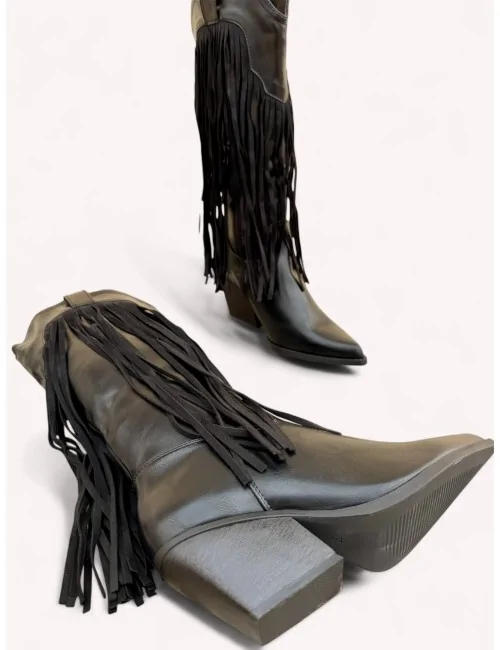 Botas Cowboy con Flecos...