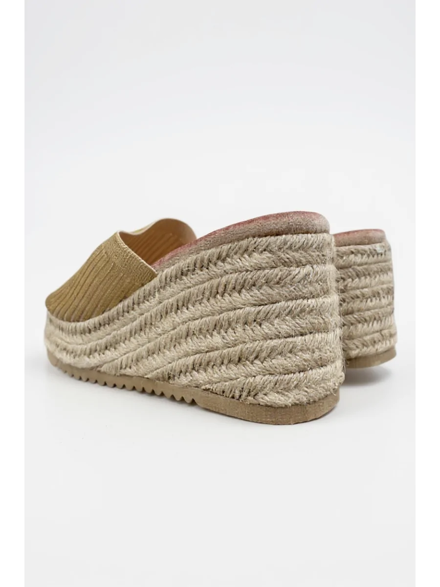 Sandalias de Esparto Scaletta Gold