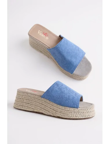Sandalias con antelina...