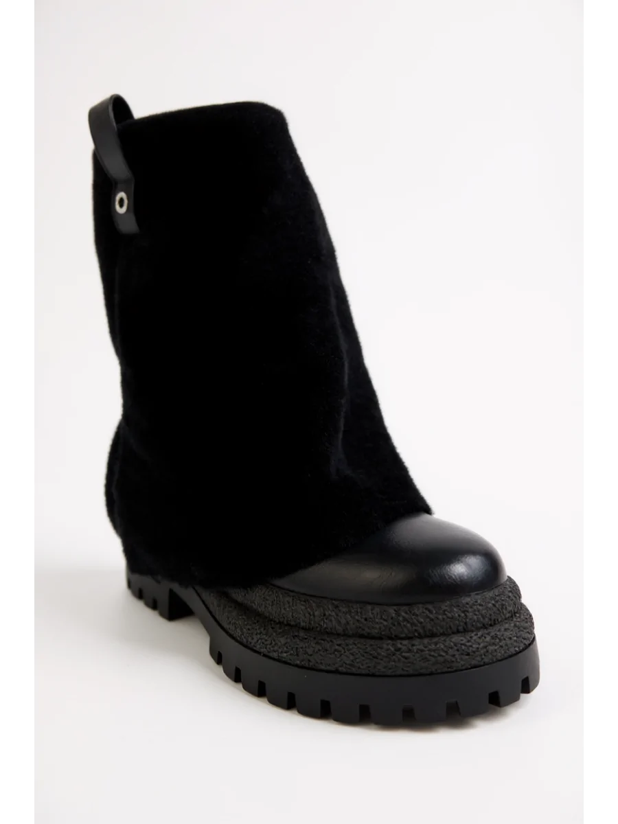 Botas de invierno con Pelo Sintetico Jesolo Noir