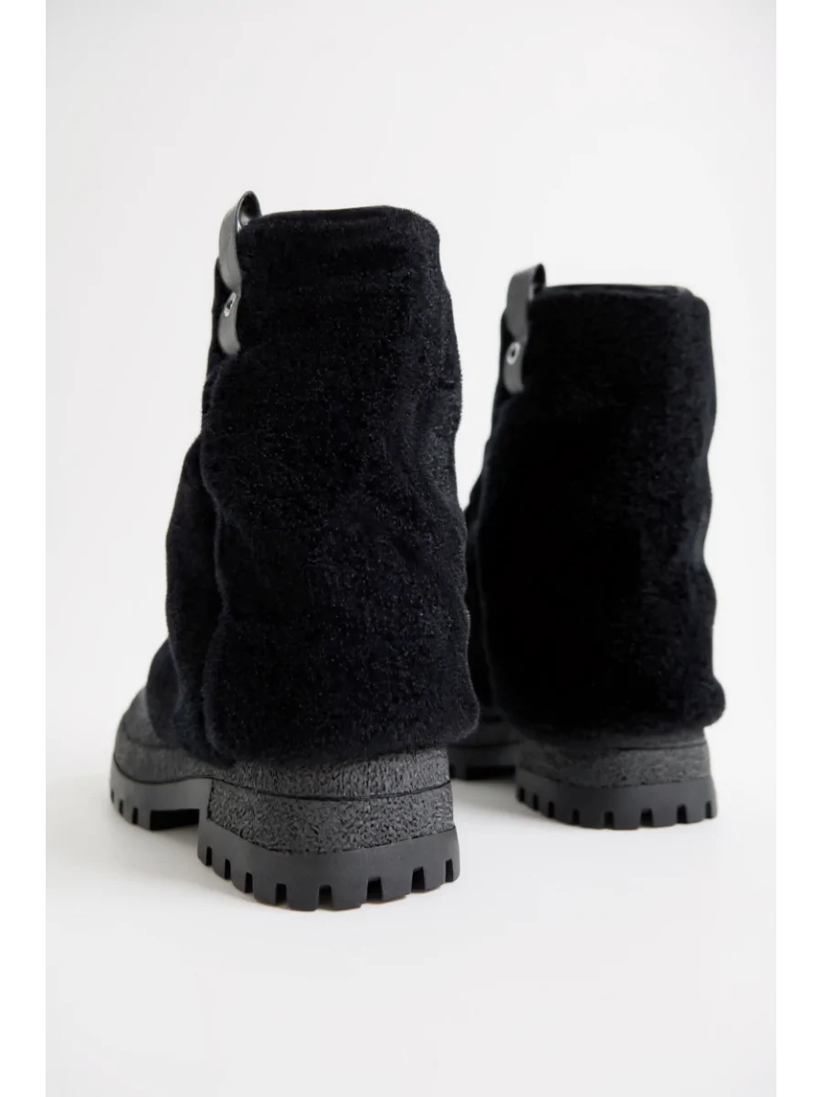 Botas de invierno con Pelo Sintetico Jesolo Noir