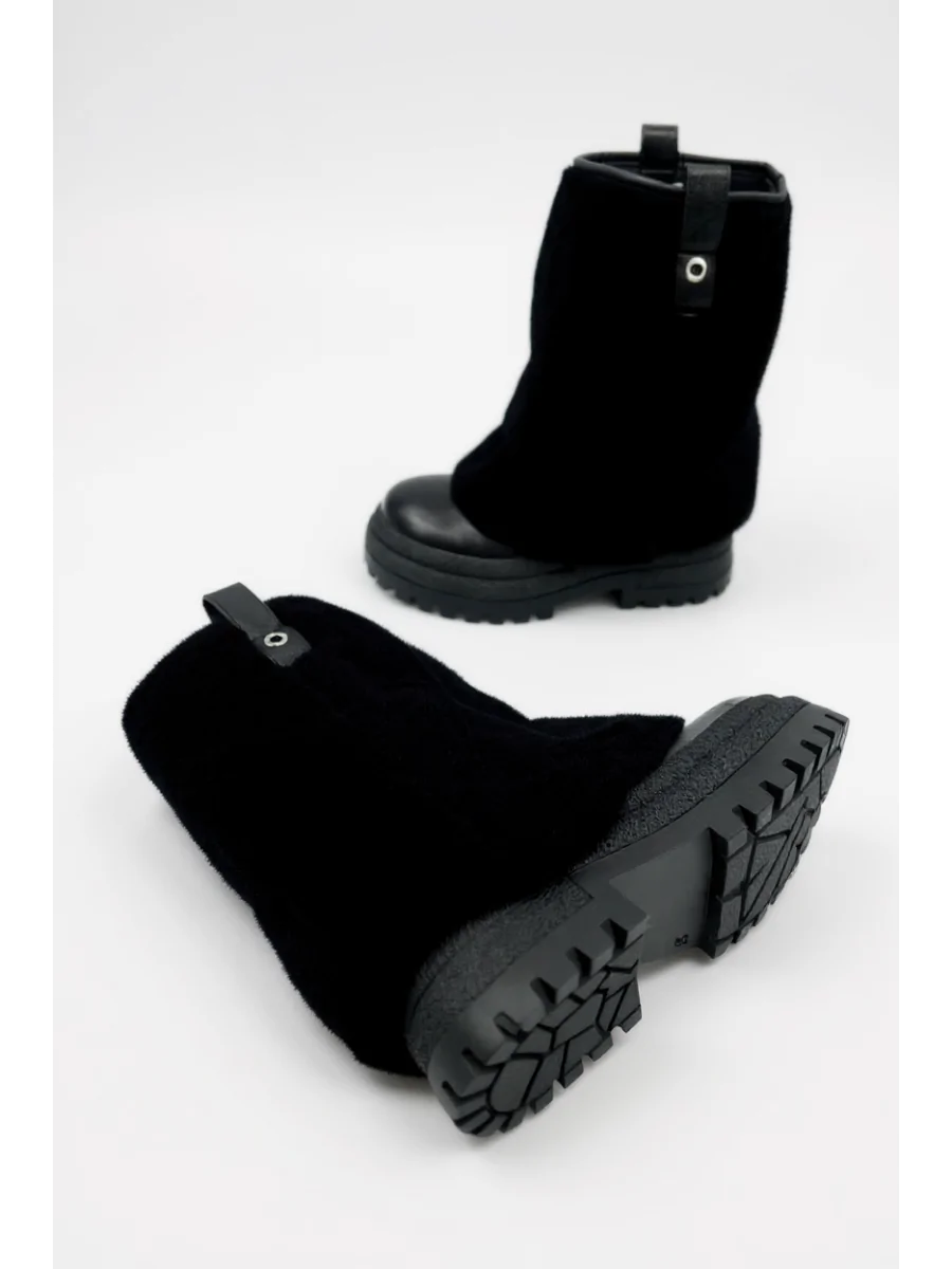 Botas de invierno con Pelo Sintetico Jesolo Noir