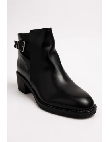 Botines con hebilla Adda Noir
