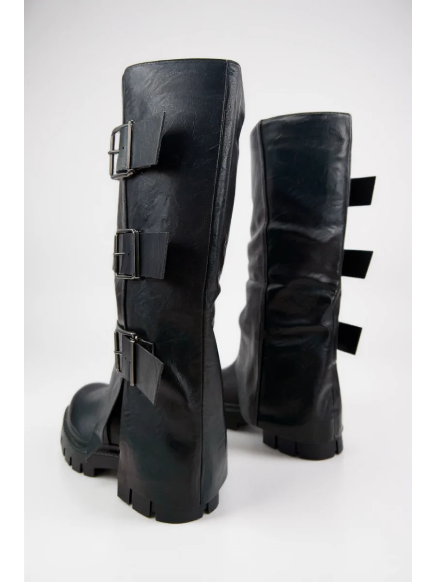 Botas Altas con plataforma Bione Noir