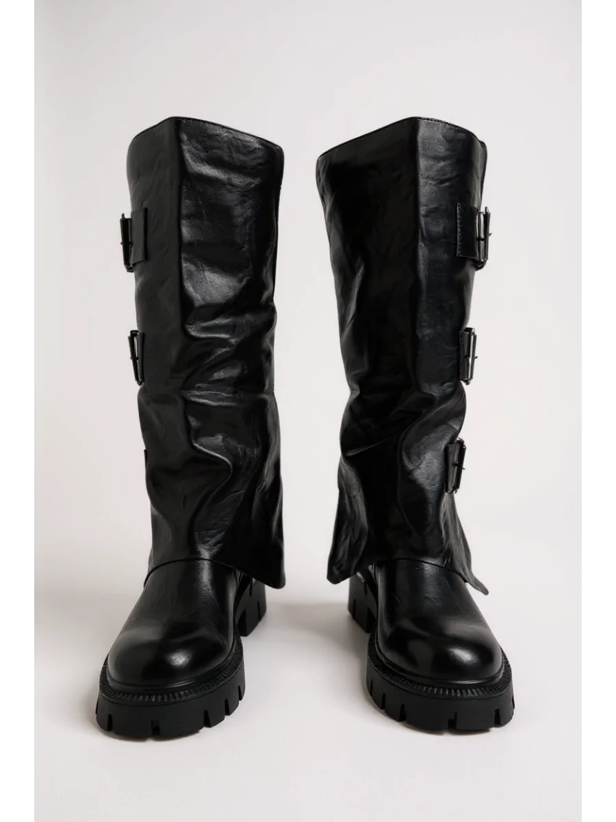 Botas Altas con plataforma Bione Noir