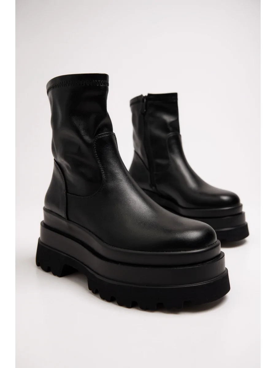 Botas con Plataformas XL Fiesco Noir