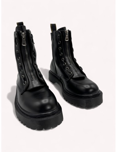 Botas Militares con cremallera Amaroni Noir