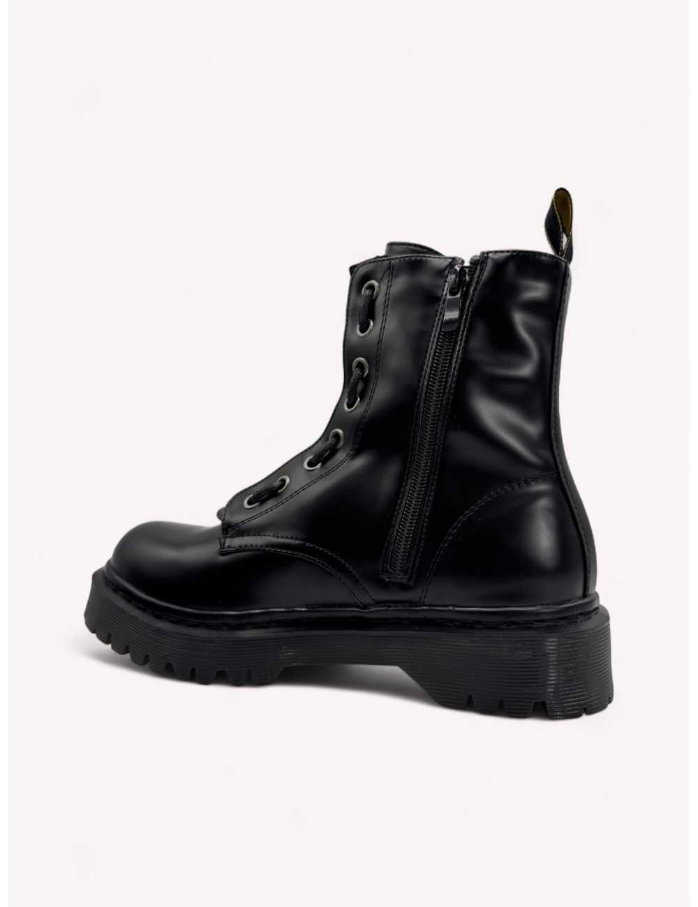 Botas Militares con cremallera Amaroni Noir