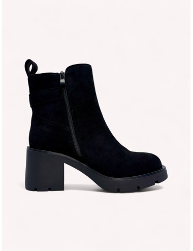 Botin de Ante con tacon grueso Rimini Noir