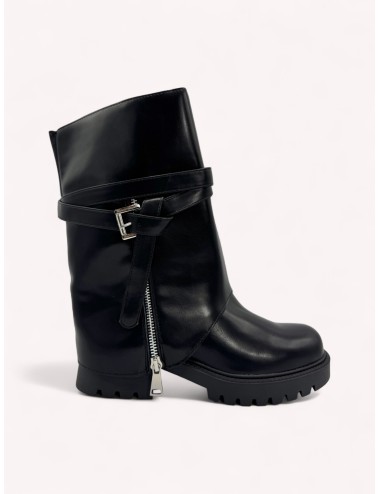 Botas con caña desmontable Renate Noir