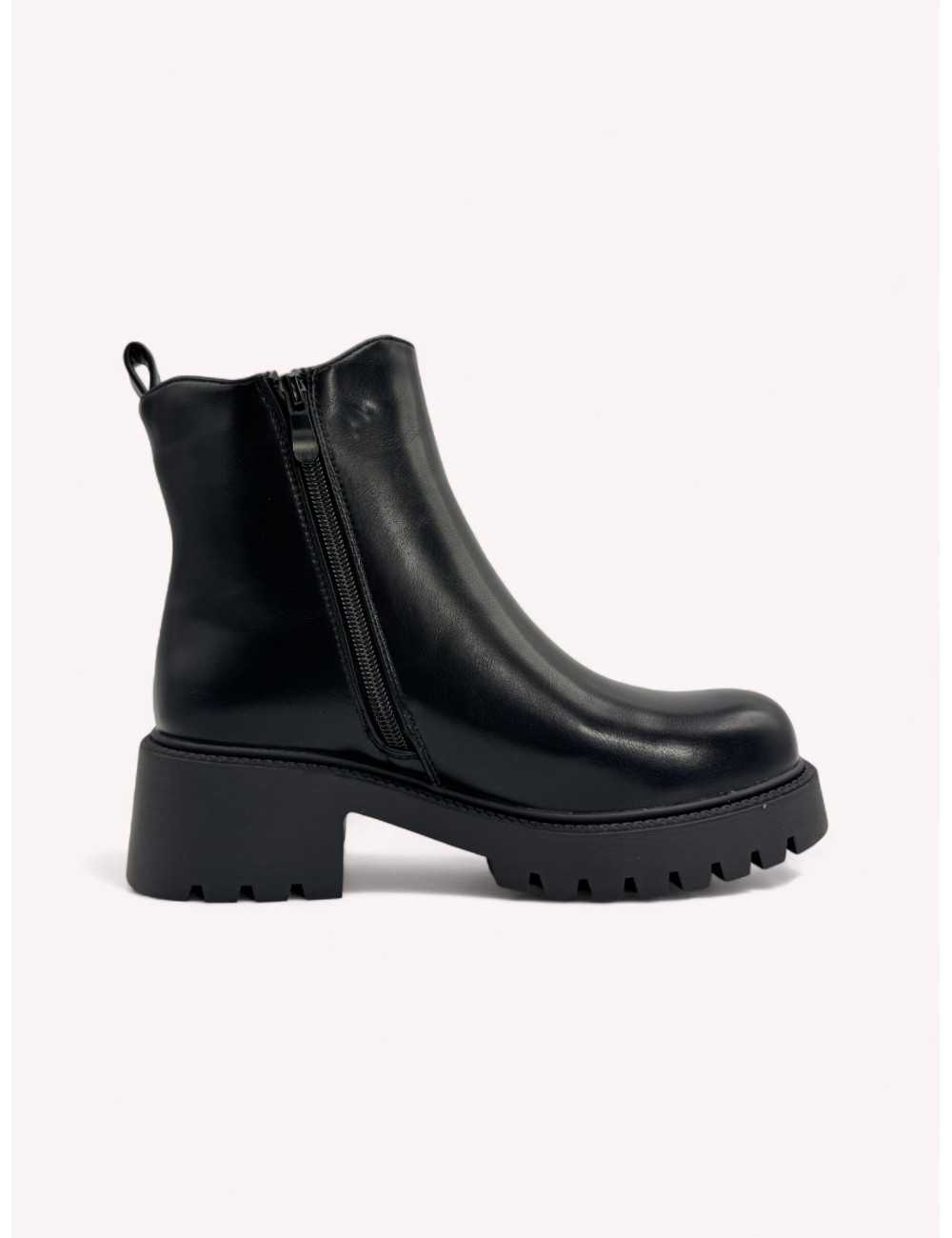 Botas con caña desmontable Renate Noir