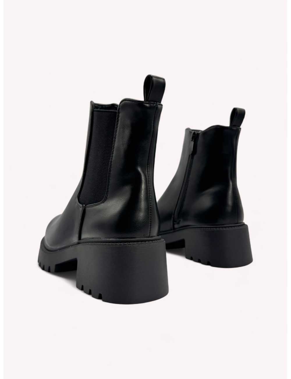 Botas con caña desmontable Renate Noir