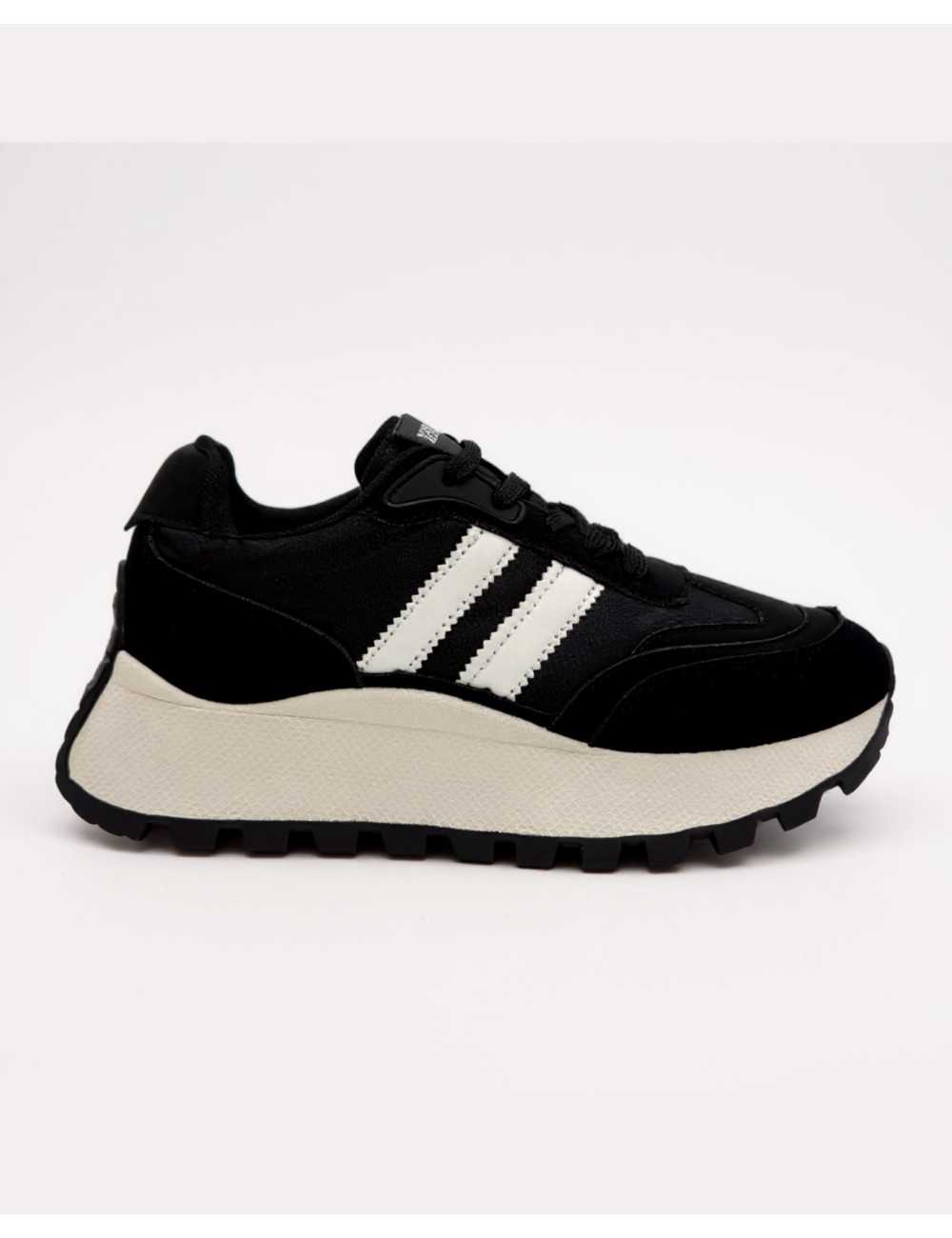 Tenis Deportivos con Plataforma Valli Noir