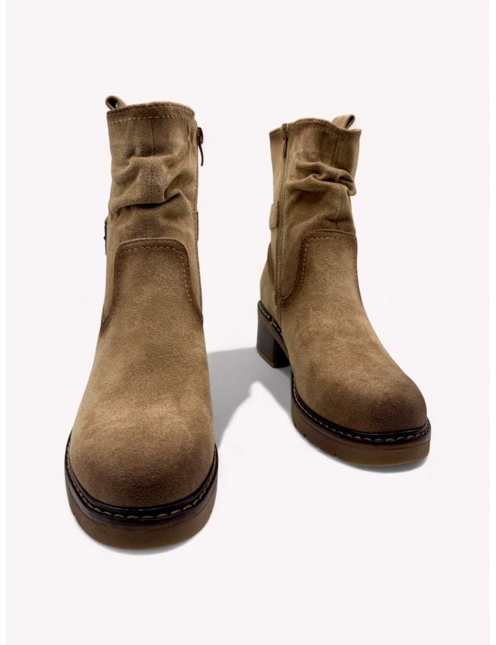 Botines con hebilla Alcione Khaki