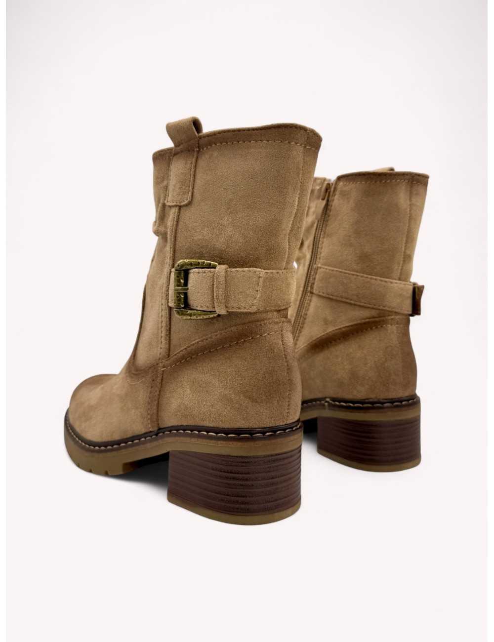 Botines con hebilla Alcione Khaki