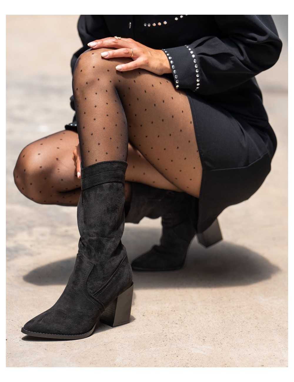 Botas Cowboy Padova Noir