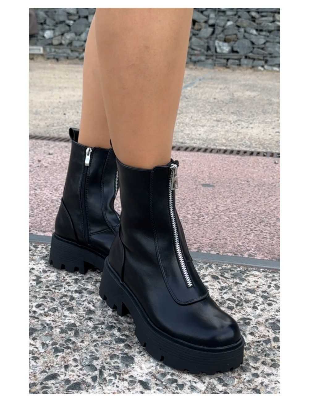 Bota con Plataforma Arda Noir