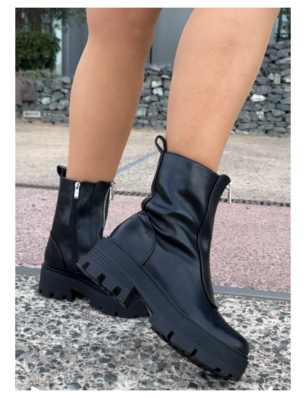 Bota con Plataforma Arda Noir