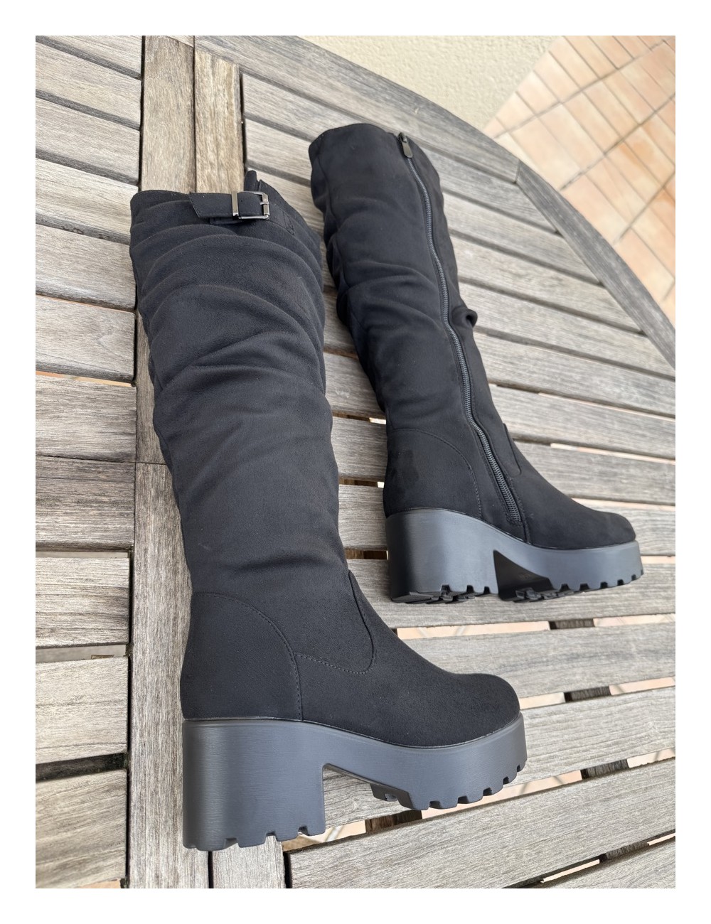 Botas con caña alta de Ante Musei Noir