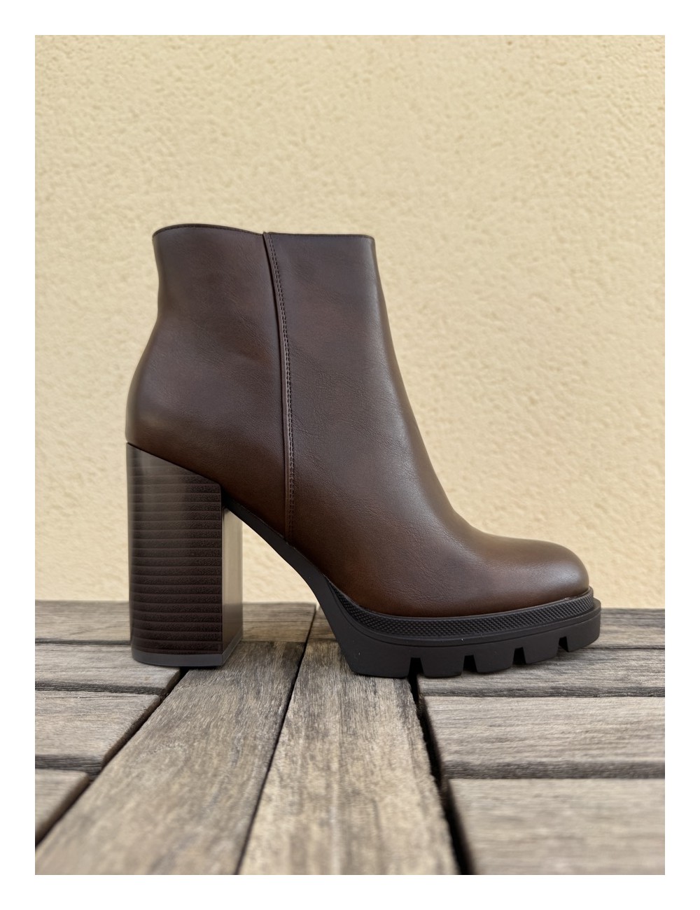 Botines de Tacon Azzano Brown