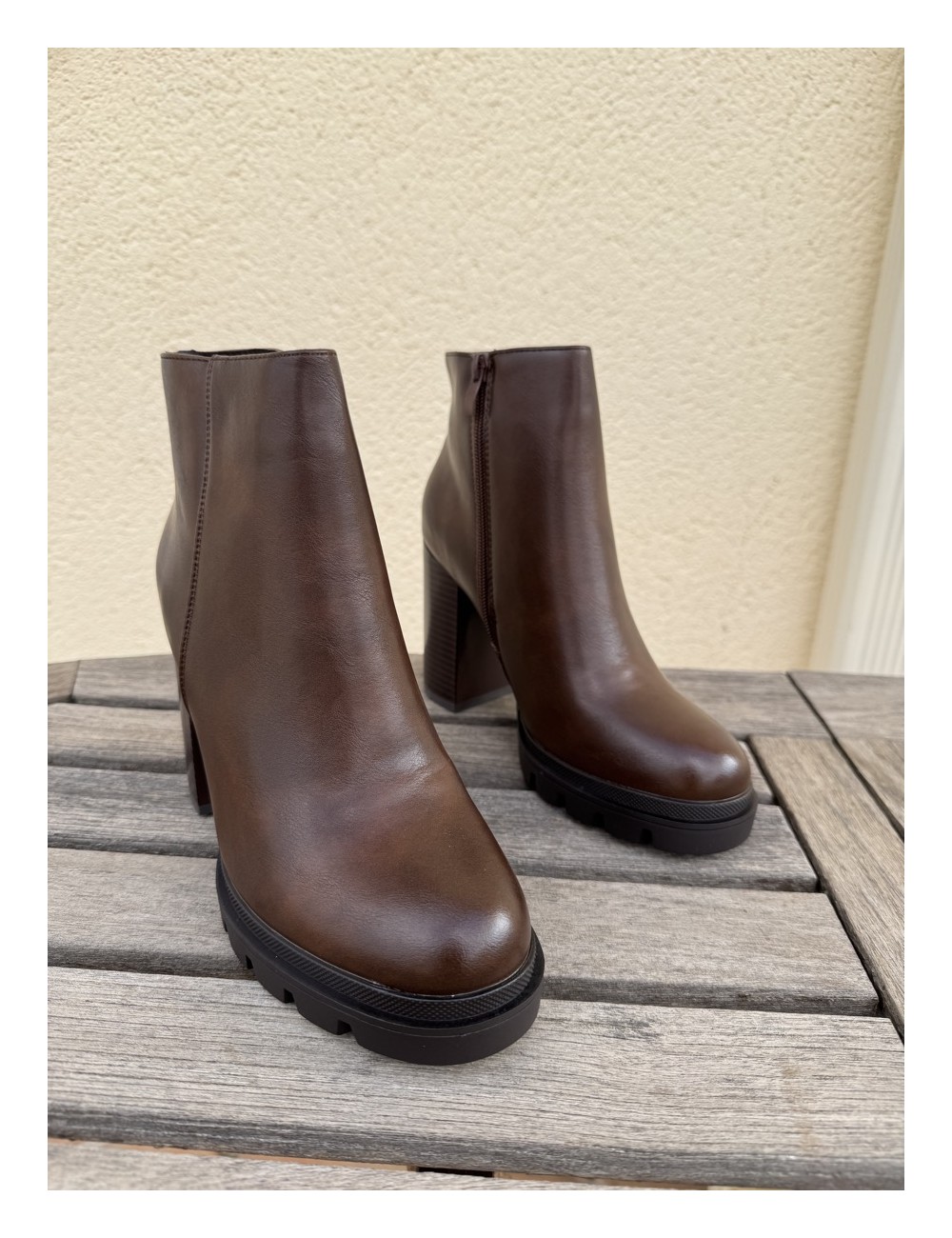 Botines de Tacon Azzano Brown