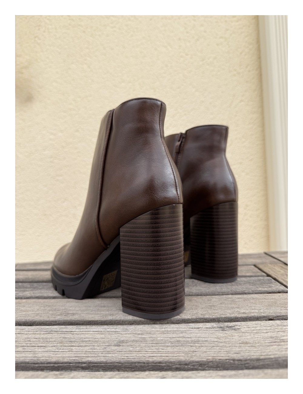 Botines de Tacon Azzano Brown
