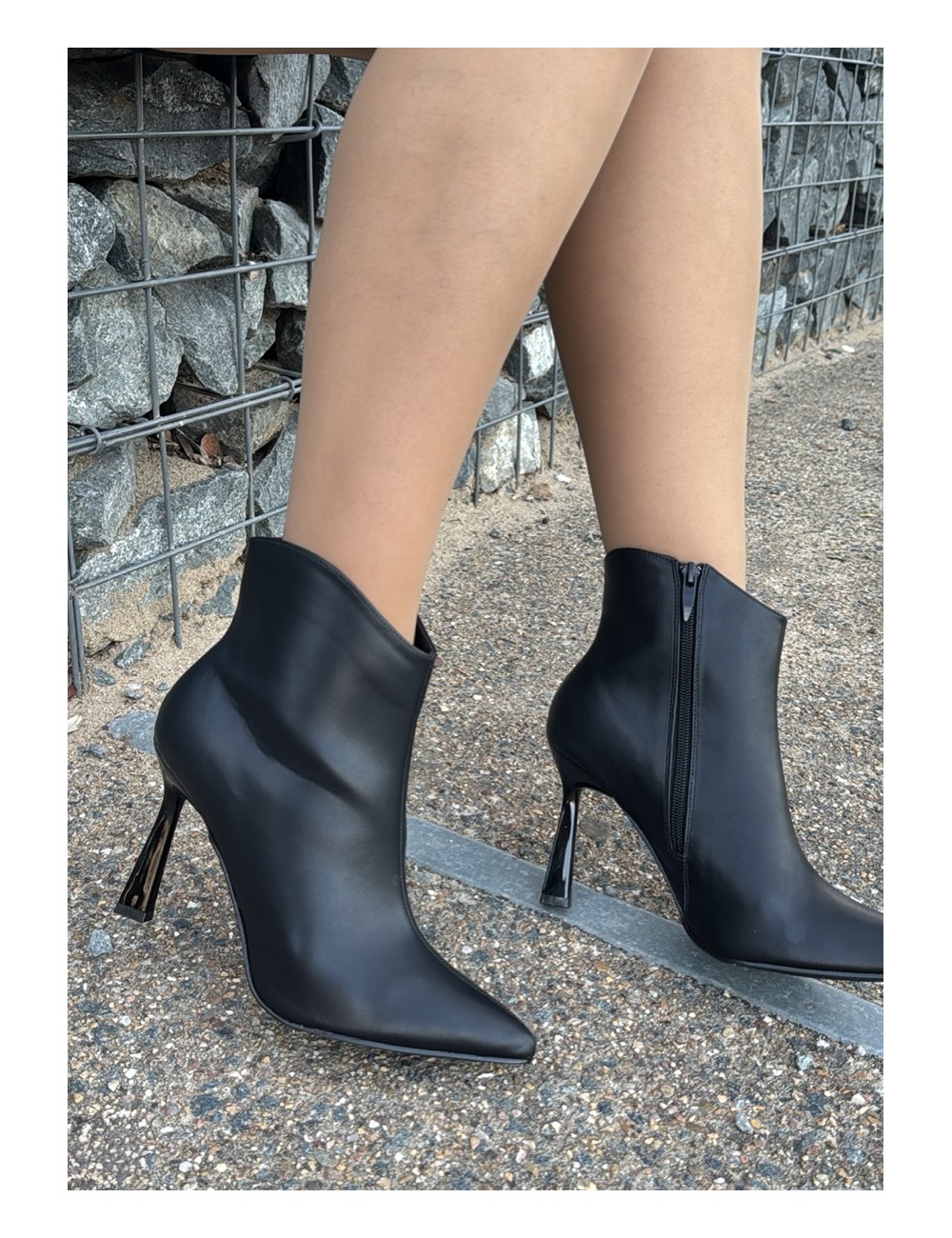 Botines de Tacon fino Biagio Noir