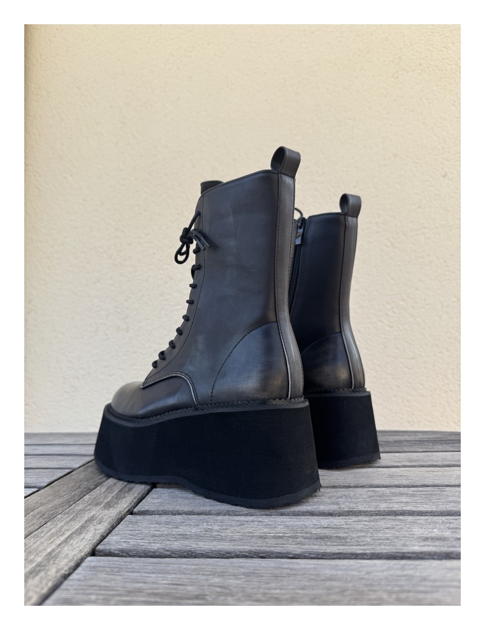 Botas militares con plataforma Frosi Grey