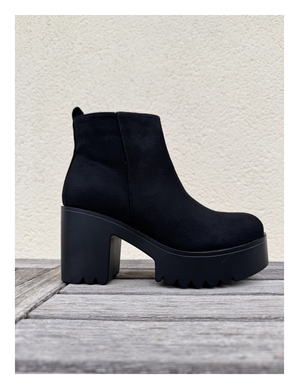 Botines con tacón y plataforma Costelli Noir