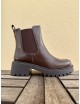 Botas con caña desmontable Renate Brown