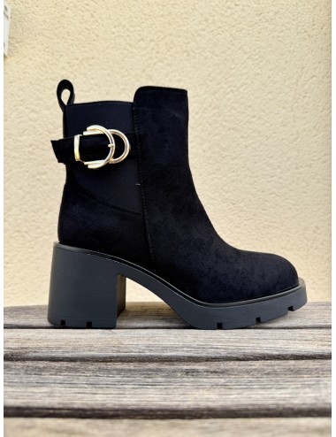 Botin de Ante con tacon grueso Rimini Noir