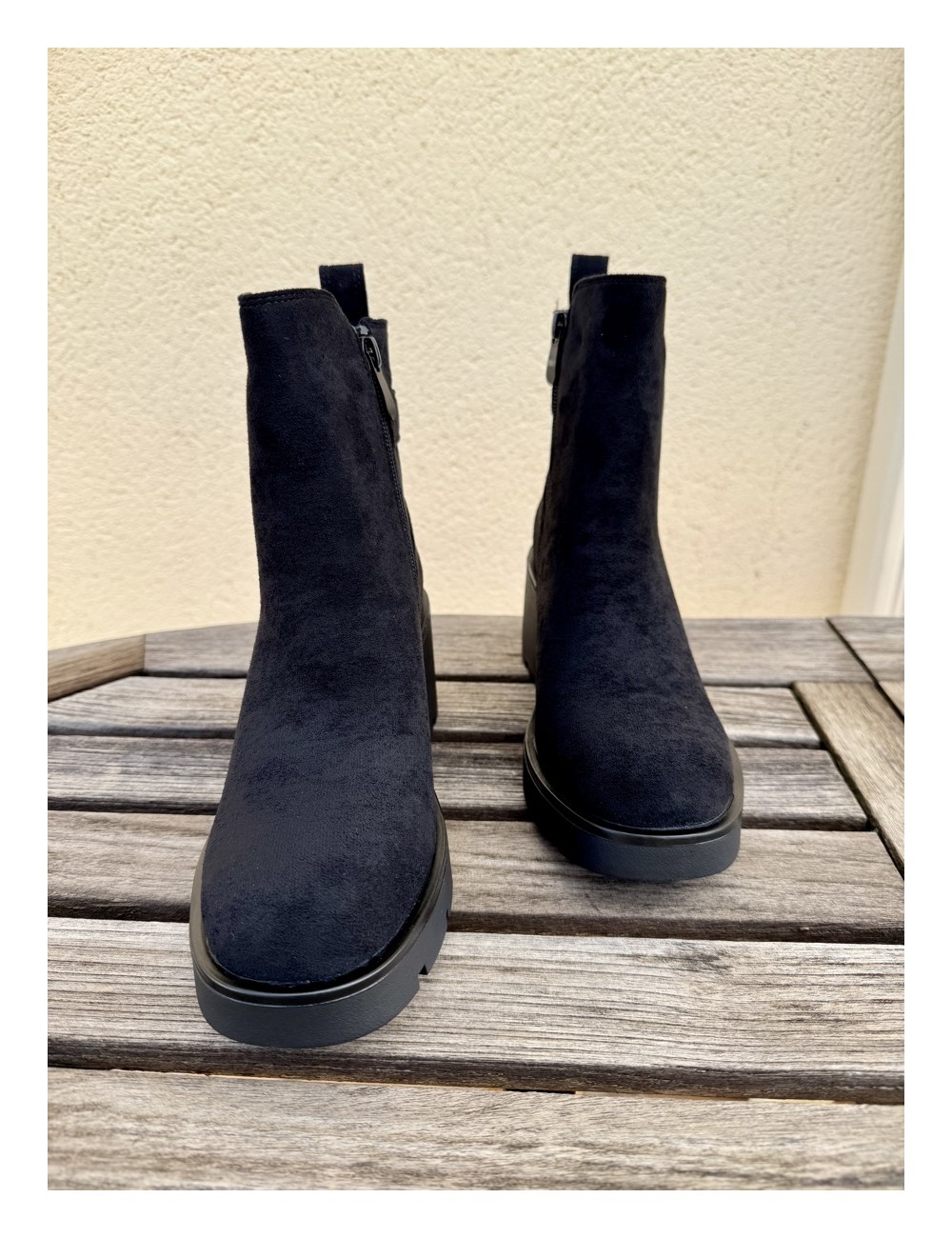 Botin de Ante con tacon grueso Rimini Noir