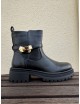 Botas con detalle dorado Motta Noir