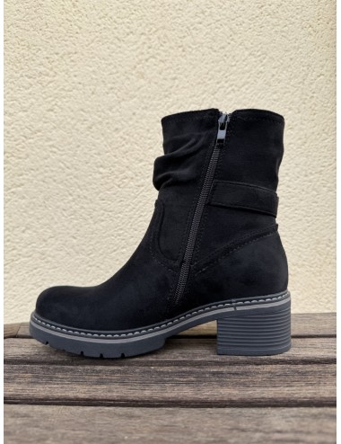 Botines con hebilla Alcione Noir