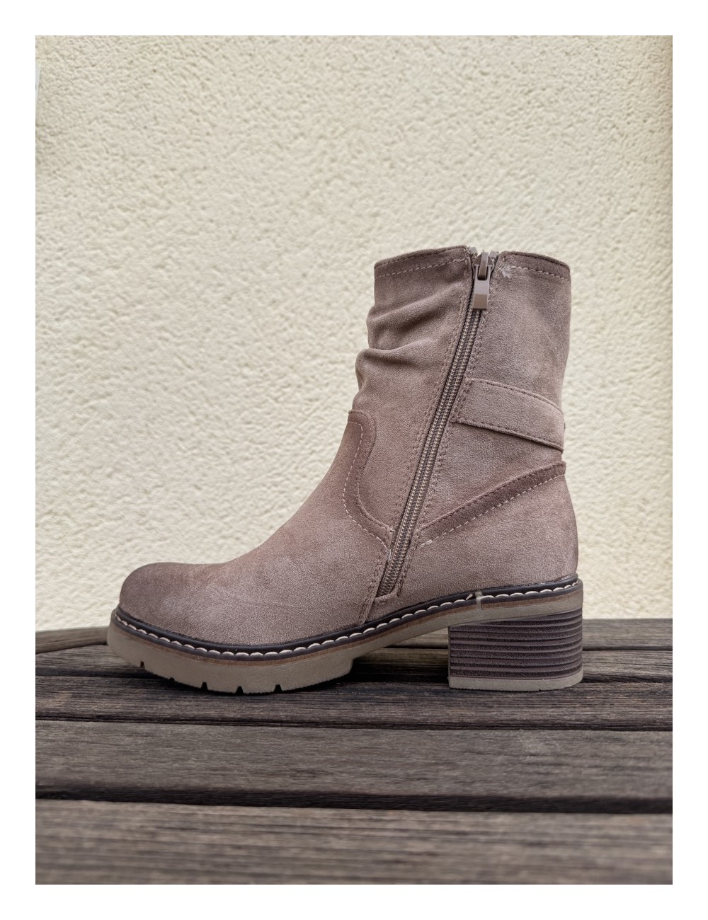 Botines con hebilla Alcione Khaki