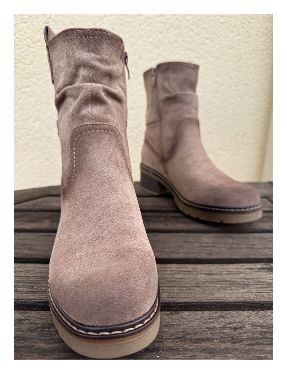 Botines con hebilla Alcione Khaki