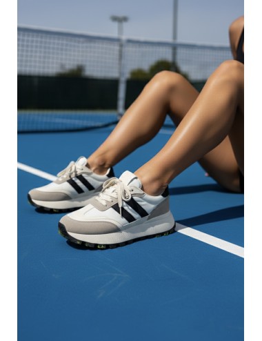 Tenis Deportivos con Plataforma Valli White