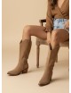 Botas Cowboy con tacón Mincio Khaki